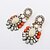 billige Øredobber-Stolpe Øredobber Resin / Imitert Perle / Legering Earring Dame Rhinestone