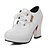 Χαμηλού Κόστους Γυναικεία Τακούνια-Γυναικεία παπούτσια-Γόβες-Γραφείο &amp; Δουλειά / Καθημερινά / Φόρεμα-Χοντρό Τακούνι-Με Τακούνι-PU-Μαύρο / Κόκκινο / Άσπρο