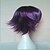 abordables Perruques de déguisement-perruques violettes pour hommes perruque synthétique perruque droite droite cheveux synthétiques violets courts cheveux violets hairjoy