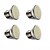 cheap Light Bulbs-5pcs 3.5 W LED Spotlight 300-350 lm GU10 GU5.3(MR16) E26 / E27 MR16 60 LED Beads SMD 2835 Decorative Warm White Cold White 220-240 V 12 V 110-130 V / 10 pcs / RoHS