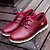 זול נעלי אוקספורד לגברים-אוקספורד גברים של נעליים קז&#039;ואל PU שחור / חום / אדום