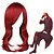 billige Halloween parykker-Cosplay Parykker Naruto Victorique de Blois Rød Anime Cosplay Parykker 22 inch Varmeresistent Fiber Herre Dame Halloween Parykker