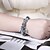abordables Bracelet-Femme Bracelets de rive Amour Amitié Mode Personnalisé Plaqué argent Bijoux Pour Anniversaire 1pc