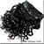 Недорогие Накладки на клипсах-свободная волна клип в расширениях человеческих волос 7a лучший человеческие волосы бразильского зажим для волос в выдвижении 120g / комплект