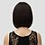 cheap Synthetic Wigs-Synthetic Wig Straight Straight Wig Short Black Synthetic Hair Women&#039;s