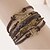 cheap Men&#039;s Bracelets-Women&#039;s Friendship Bracelet Wrap Bracelet Layered woven Owl Anchor Infinity Personalized Vintage European Inspirational Multi Layer Alloy Bracelet Jewelry Coffee For Christmas Gifts Daily Casual