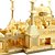 cheap 3D Puzzles-3D Puzzle Jigsaw Puzzle Metal Puzzle Famous buildings compatible Legoing Fun Classic Toy Gift