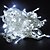 abordables Tiras de Luces LED-110v 10m 100 leds luces de cadena de decoración de navidad blanca