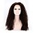 abordables Perruques synthétiques à dentelle-Perruque Synthétique Femme Kinky Curly Cheveux Synthétiques Perruque Lace Frontale Noir de jais Noir Brun