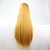 ieftine Peruci Sintetice Trendy-Peruci Sintetice Drept Kinky Straight Kinky Straight Drept Perucă Blond Galben Păr Sintetic Pentru femei Blond