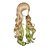 abordables Perruques Synthétiques Sans Bonnet-Cheveux Synthétiques Perruques Ondulé Sans bonnet Perruque de carnaval Perruque Halloween Long Blond