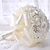 abordables Fleurs de mariage-Fleurs de mariage Bouquets Mariage / Fête / Soirée Perle / Strass / Polyester 26cm Noël