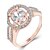 Χαμηλού Κόστους Μοδάτο Δαχτυλίδι-Γυναικεία Δακτύλιος Δήλωσης Χρυσαφί Ασημί Μοντέρνο Βίντατζ Μοντέρνα Γάμου Πάρτι Κοσμήματα / Κρύσταλλο