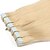 baratos Extensões de Cabelo com Adesivo-PANSY Com Adesivo Extensões de cabelo humano Liso Cabelo Humano Cabelo Brasileiro Preto jet