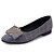 economico Ballerine da donna-Da donnaUfficio e lavoro / Casual-Comoda / A punta-Basso-Tessuto-Nero / Grigio