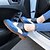זול נעלים שטוחות לנשים-נשים נעליים דמוי עור סתיו נוחות שטוחות עקב נמוך שרוכים עבור קזו&#039;אל שחור כחול