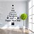 cheap Wall Stickers-Words &amp; Quotes Wall Stickers Plane Wall Stickers Decorative Wall Stickers, PVC(PolyVinyl Chloride) Home Decoration Wall Decal Wall Decoration / Removable