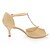 cheap Women&#039;s Heels-Women&#039;s Sandals Wedding Dress Party &amp; Evening Summer Crystal Stiletto Heel Stretch Satin Champagne