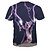 billige Cosplay til hverdagen, hettegensere og t-skjorter-Inspirert av Cosplay Cosplay Anime  &quot;Cosplay-kostymer&quot; Cosplay T-skjorte Trykt mønster Kortermet T-Trøye Til Herre / Dame
