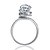 cheap Rings-2CT Rotation Style Hearts and Arrows Stone Engagement Ring for Women High Quality Micro Paved Geninue Silver Hot Sale