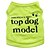preiswerte Hundekleidung-T-shirt Blumen Pflanzen Modisch Hundekleidung Welpenkleidung Hunde-Outfits Blau Rosa Grün Kostüm für Mädchen und Jungen Hund XS S M L