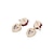 cheap Earrings-European Luxury Gem Geometric Earrrings Vintage Rose Waterdrop Drop Earrings for Women Fashion Jewelry Best Gift