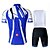 abordables Ensembles de vêtements pour hommes-KEIYUEM Homme Femme Manches Courtes Maillot et Cuissard Avec Bretelles Velo Cyclisme Maille Vélo Respirable Séchage rapide Des sports Classique Vêtement Tenue / Elastique