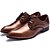 cheap Men&#039;s Oxfords-Men&#039;s Shoes Customized Materials Wedding / Party &amp; Evening Oxfords Wedding / Party &amp; Evening Heel Lace-upBlack /Gold