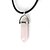 abordables Colliers-Collier Pendentif Collier Femme Homme Agate Transparente Noir Rouge Mode Translucide Bleu marine Marron-Or Noir / Bleu Violet Rouge Colliers Tendance Bijoux pour Soirée Décontracté Quotidien