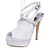 cheap Women&#039;s Heels-Women&#039;s Spring / Summer / Fall Stiletto Heel Wedding Dress Party &amp; Evening Silk White