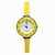 preiswerte Damenuhren-Damen Modeuhr Armbanduhren für den Alltag Caucho Band Süßigkeit Schwarz / Weiß / Blau