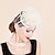 זול כובעים וקישוטי שיער-פשתן / עור / רשת מפגשים / כובעים עם 1 חתונה / אירוע מיוחד / קזו&#039;אל כיסוי ראש