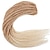 baratos Cabelo de crochê-Tranças torção Senegal fibra sintética 1b / roxo burgundy 1b / # 27 Loiro Morango/Loiro Claro 1b / # 30 Extensões de cabelo 56cmTranças