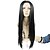 cheap Synthetic Trendy Wigs-Synthetic Wig Straight / Yaki Style With Bangs Capless Wig Synthetic Hair Women&#039;s Wig Costume Wig