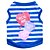preiswerte Hundekleidung-T-shirt Welpenkleidung Herz Modisch Hundekleidung Welpenkleidung Hunde-Outfits Atmungsaktiv Purpur Blau Rosa Kostüm für Mädchen und Jungen Hund Baumwolle XS S M L