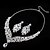 levne Sady šperků-Dámské Šperky Set Küpeler Náhrdelníky - Pravidelný Ostatní Stříbrná Pro Svatební Párty Zvláštní příležitosti Výročí Narozeniny Zásnuby