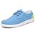 ieftine Oxfords Bărbați-Bărbați Pantofi Pânză Primăvară Toamnă Confortabili Pantofi Flați Dantelă pentru De Atletism Albastru Închis Gri Albastru Deschis