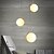 voordelige Eilandlichten-200mm(7.87 in) Ministijl Plafond Lichten &amp; hangers Metaal Glas Galvanisch verzilveren Modern eigentijds / Traditioneel / Klassiek 110-120V / 220-240V