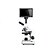 billiga Mikroskop och endoskop-9 &quot;blod och cell mikroskop analysator med skärm