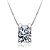 cheap Necklaces-Women&#039;s Clear Crystal Cubic Zirconia Necklace - Silver Silver Necklace Jewelry For Gift, Daily