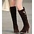 baratos Botas de mulher-Feminino-Botas-Botas da Moda-Salto Agulha-Preto Marrom-Flanelado-Casual