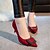 Χαμηλού Κόστους Γυναικεία Τακούνια-Γυναικεία Παπούτσια PU Άνοιξη Τακούνι Στιλέτο Φιόγκος για Πάρτι &amp; Βραδινή Έξοδος Μαύρο Γκρίζο Κόκκινο Σκούρο πράσινο
