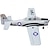 billige Fjernstyrede fly-T28 Trojan 5KN 2.4G 1: 8 RC Fly 50 km / t Noget Samling Nødvendigt