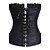 abordables Corsets et lingerie sculptante-Corset Femme Noir Blanche Rouge Corset Overbust Lacet Floral