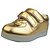 billige Guttesko-Women&#039;s / Boys&#039; / Girls&#039; Shoes Leatherette Spring / Summer / Fall Light Up Shoes Sneakers Magic Tape / LED for White / Silver / Gold / TR