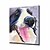 זול ציורי בעלי חיים-ציור שמן צבוע-Hang מצויר ביד - חיות קלסי סגנון ארופאי מודרני פסטורלי ריאליסטי ים- תיכוני מסורתי בַּד