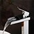 abordables Robinetteries de lavabo-Robinet lavabo - Jet pluie Chrome Vasque Mitigeur un trouBath Taps