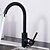 cheap Kitchen Faucets-Contemporary Tall/­High Arc Deck Mounted Ceramic Valve One Hole Single Handle One Hole Painting , Kitchen faucet
