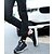 abordables Baskets Homme-Homme Unisexe Chaussures d&#039;Athlétisme Confort Tulle Printemps Eté Automne Hiver Course à Pied Confort Lacet Noir Vert
