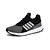 abordables Zapatillas deportivas de hombre-Hombre-Tacón Plano-ConfortExterior Informal Deporte-Tul-Blanco Negro y oro Negro y Blanco